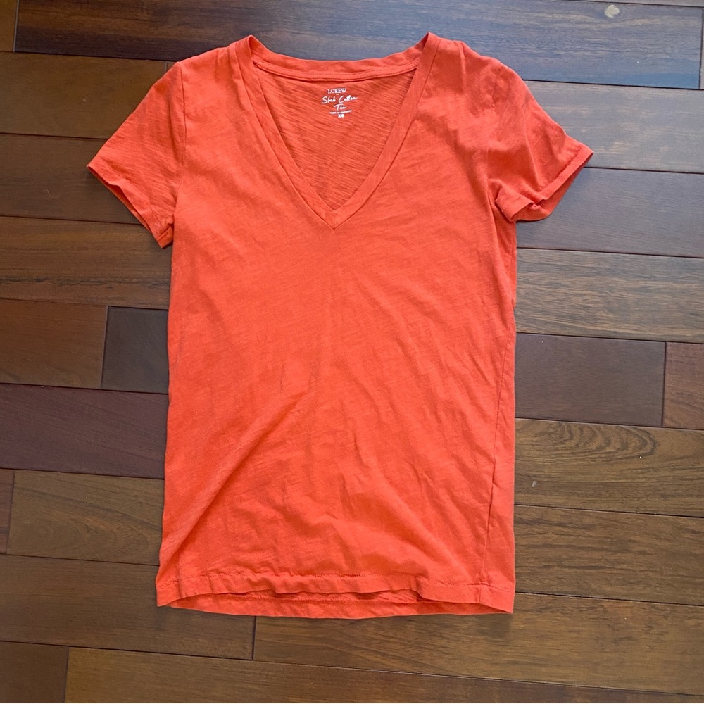 J Crew Slub Cotton Tee, XS